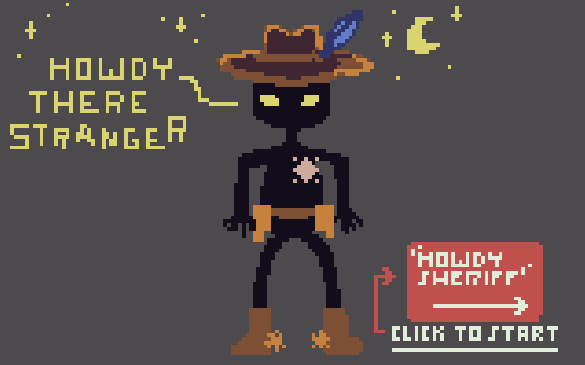 screenshot of howdy cowboy joe game