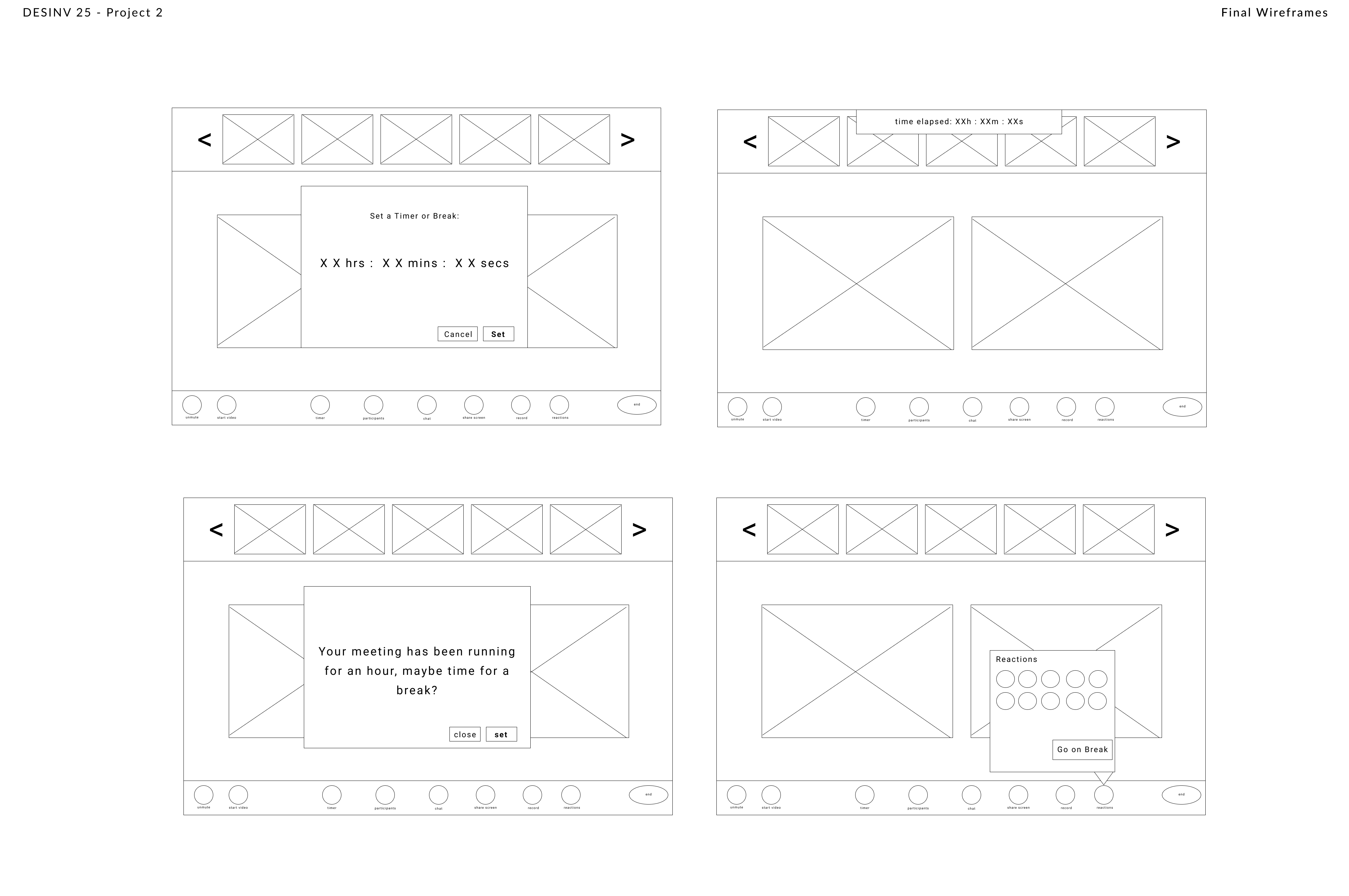 low-fi wireframe prototypes
