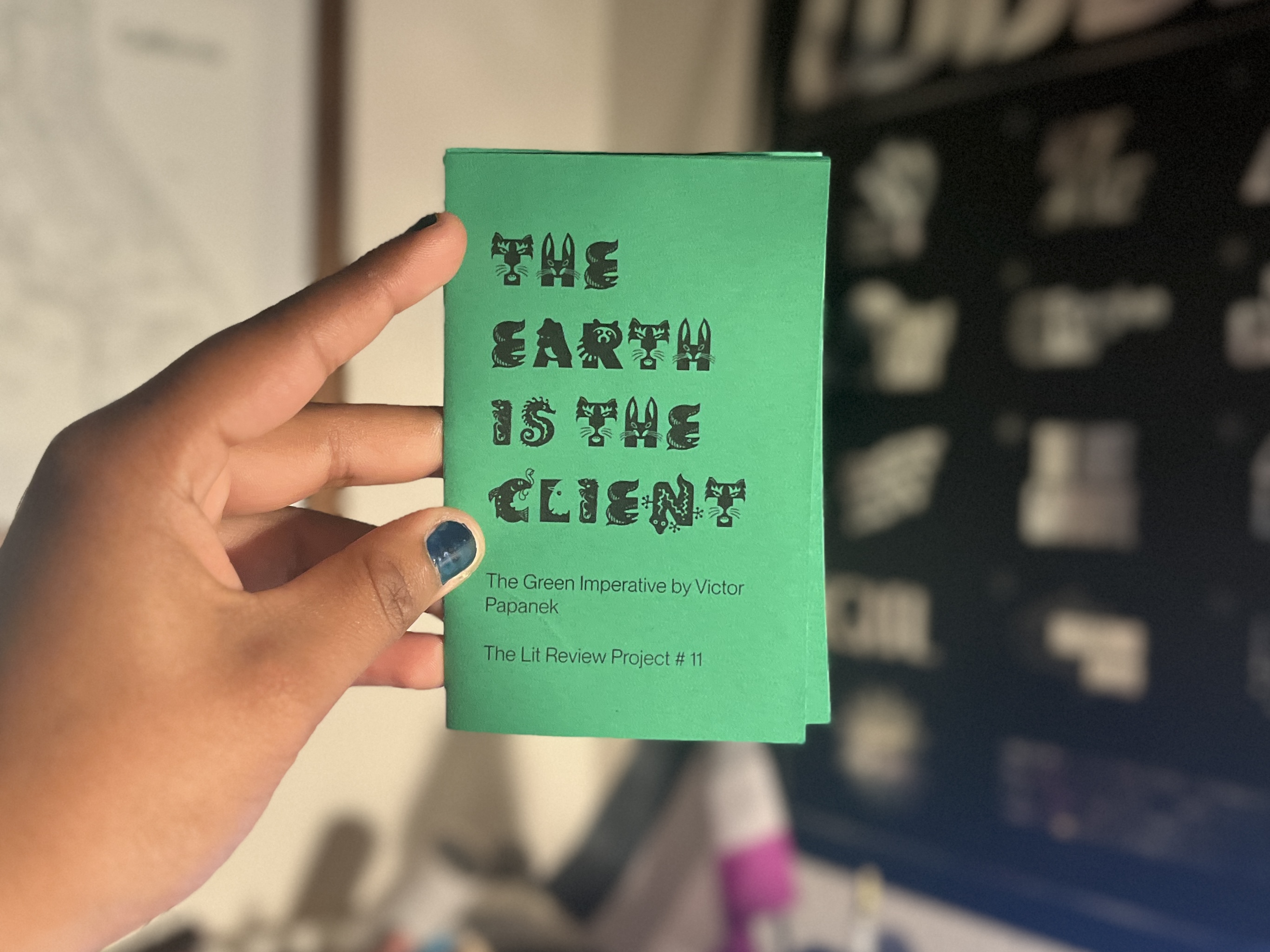 The Green Imperative zine cover