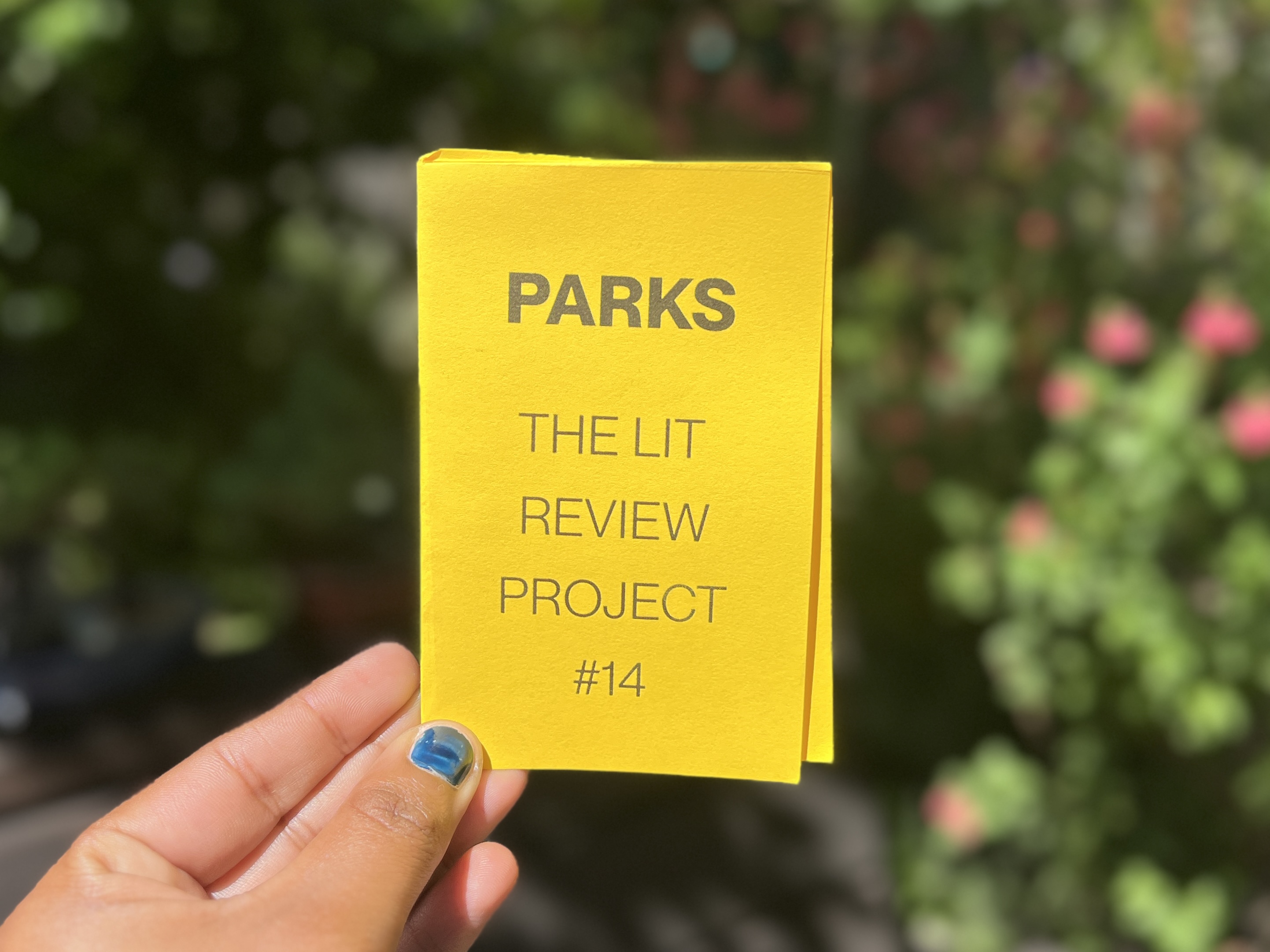 Parks zine cover