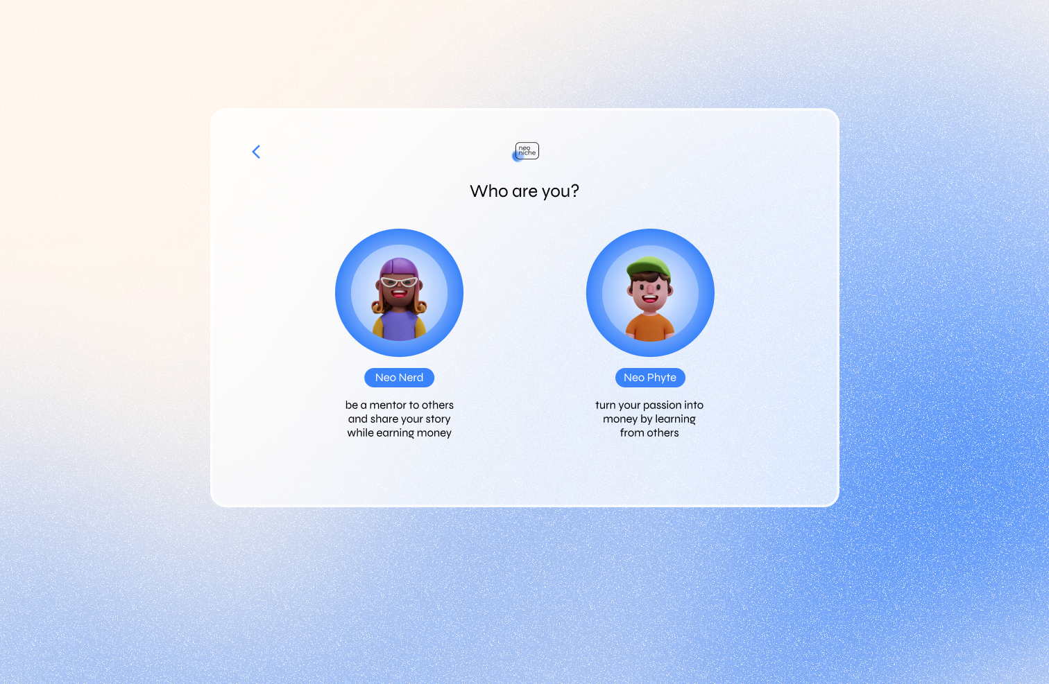 concept for a choose your adventure style learning experience
