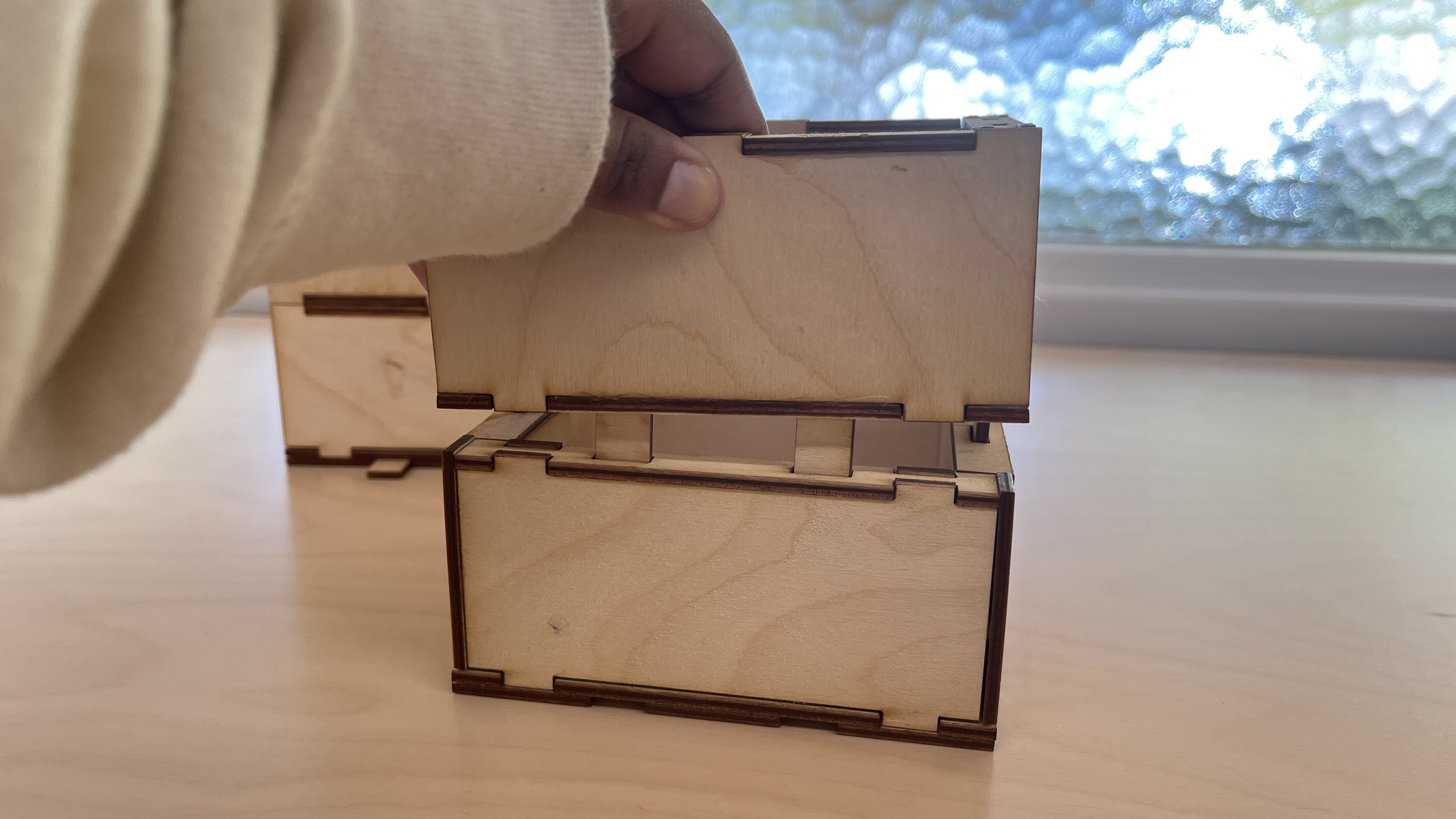 multiple modular planters can be connect via the tab jigsaw. walls can be removed to allow for more space for the plant to grow